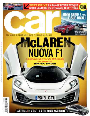 CAR magazine Italia issue TRENTASETTE