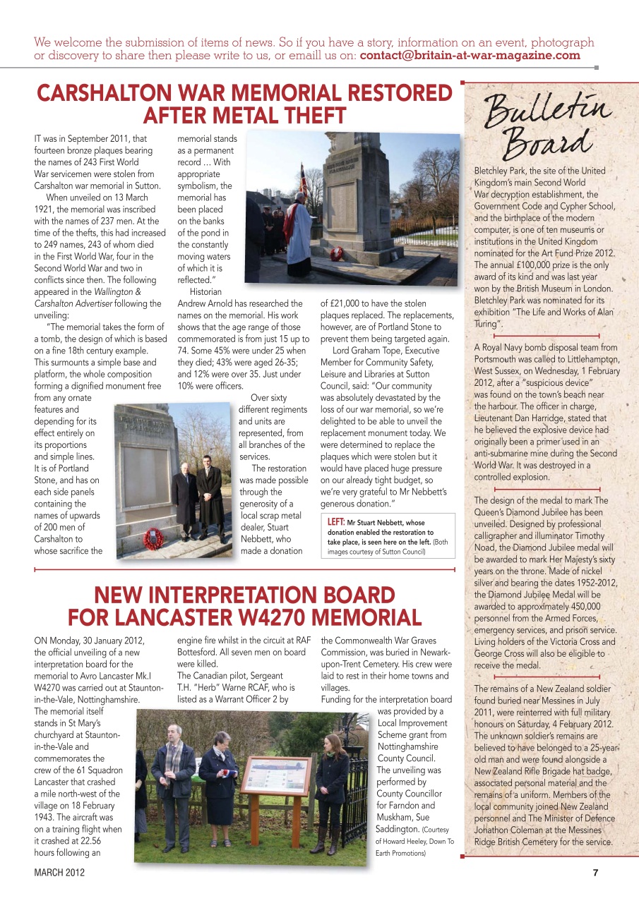 Britain at War Magazine Preview Pages