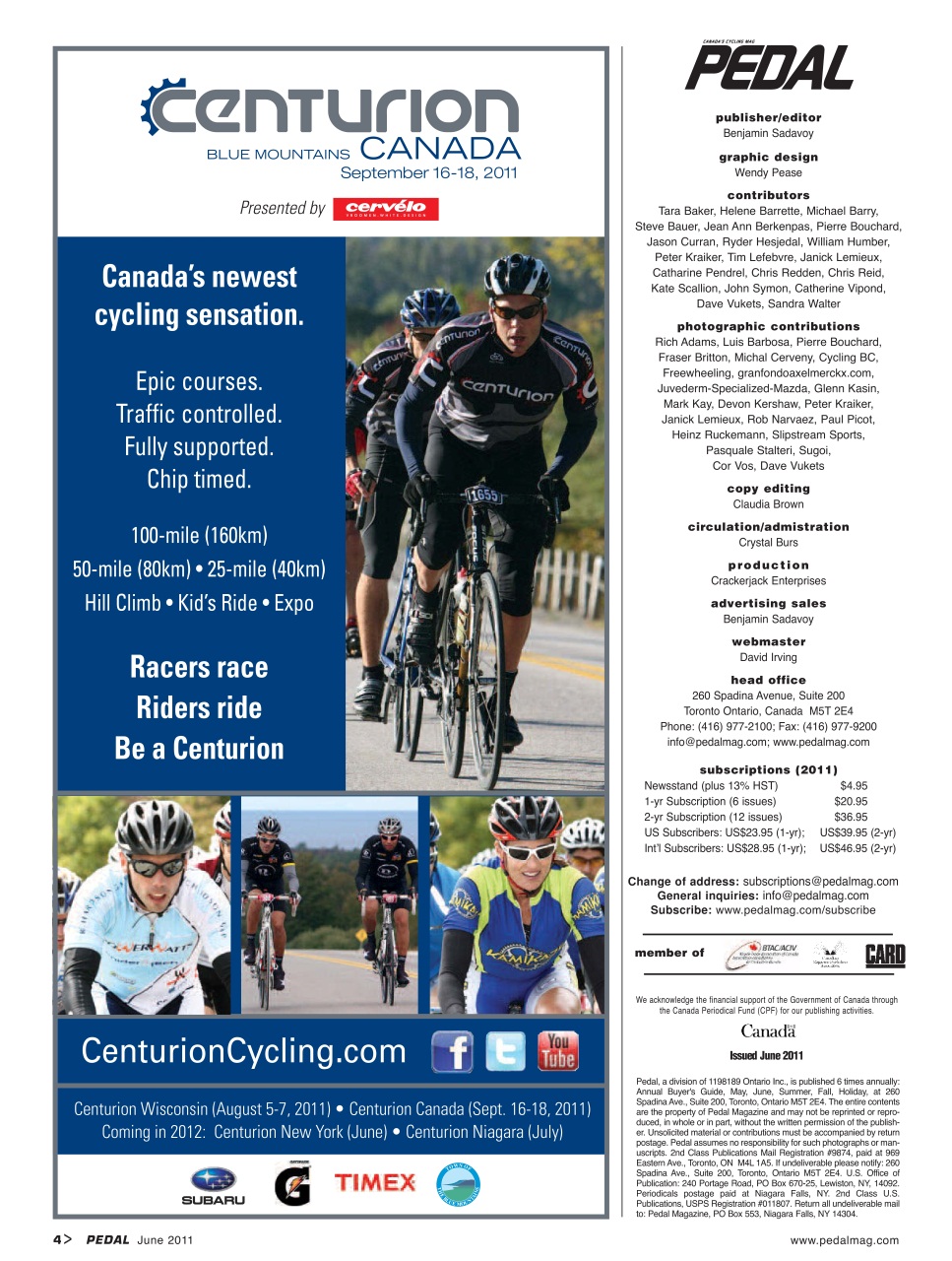 Pedal Magazine Preview Pages