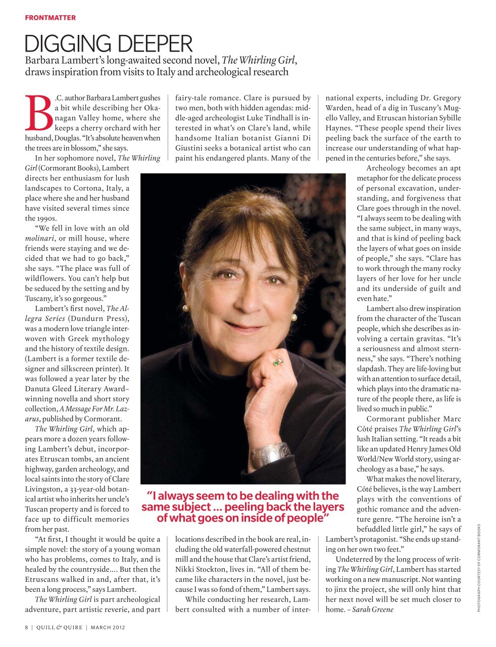 Quill & Quire Preview Pages