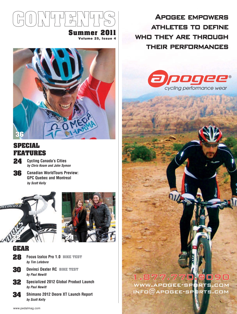 Pedal Magazine Preview Pages