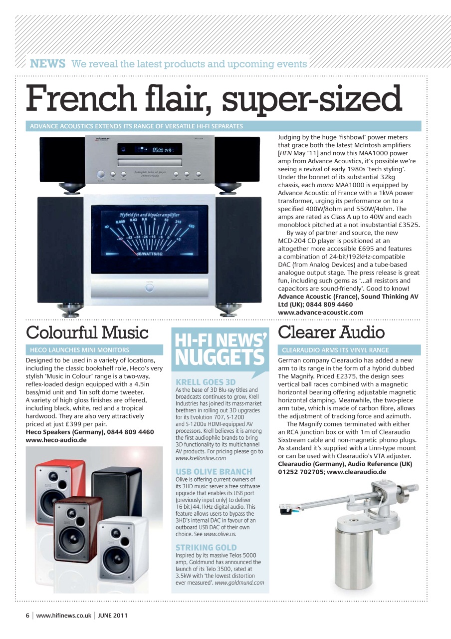 Hi-Fi News Preview Pages