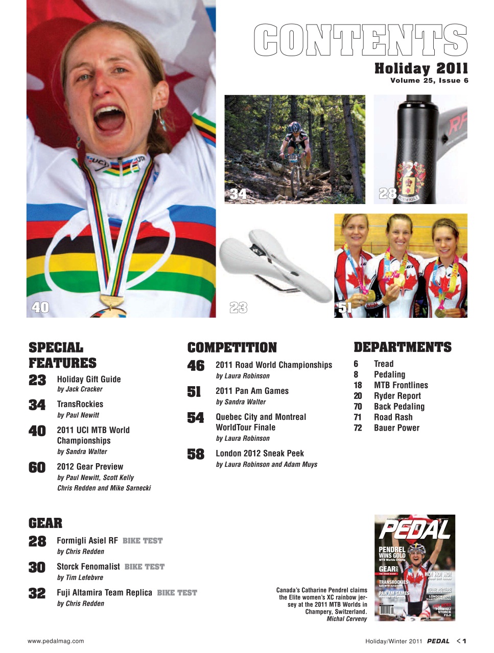 Pedal Magazine Preview Pages