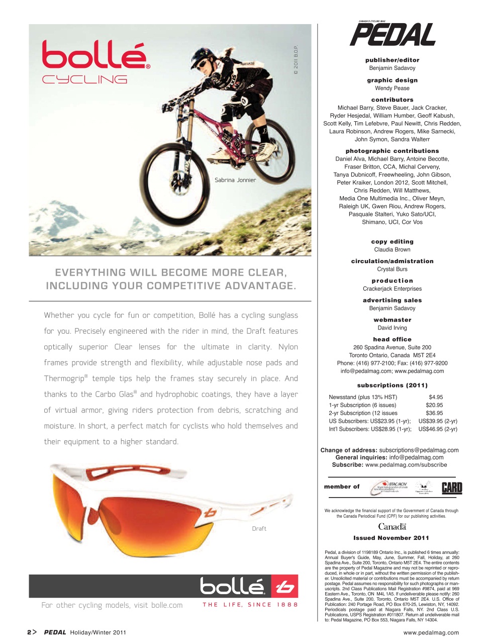 Pedal Magazine Preview Pages