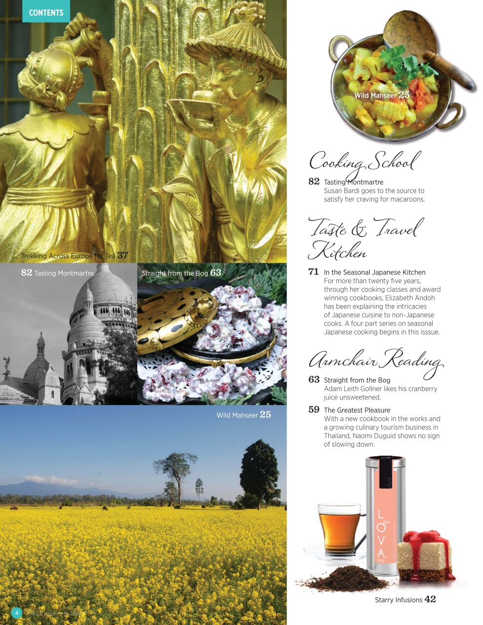 Taste & Travel International Preview Pages