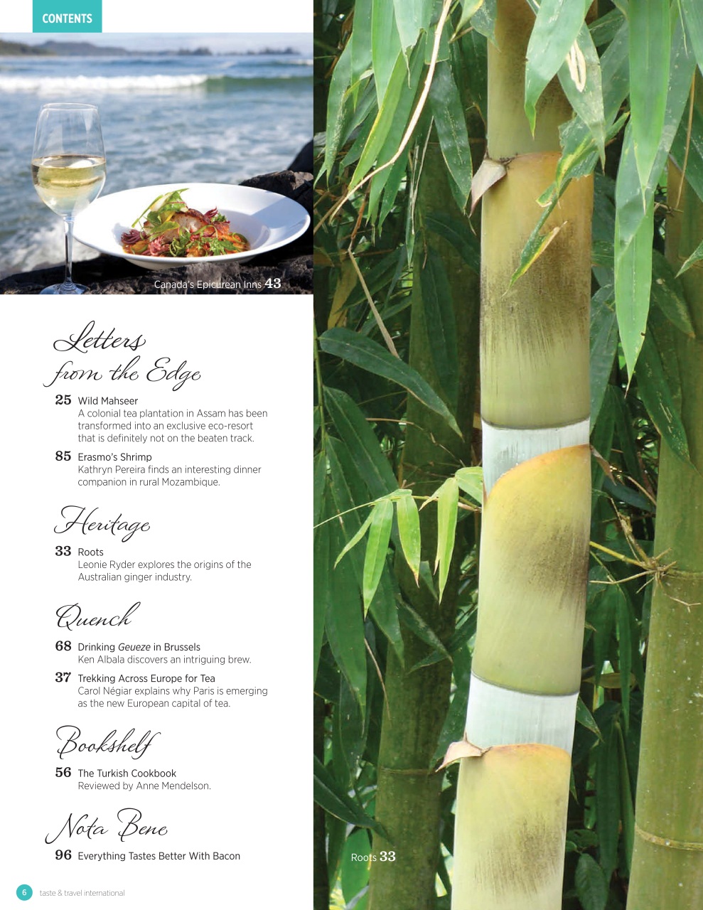 Taste & Travel International Preview Pages