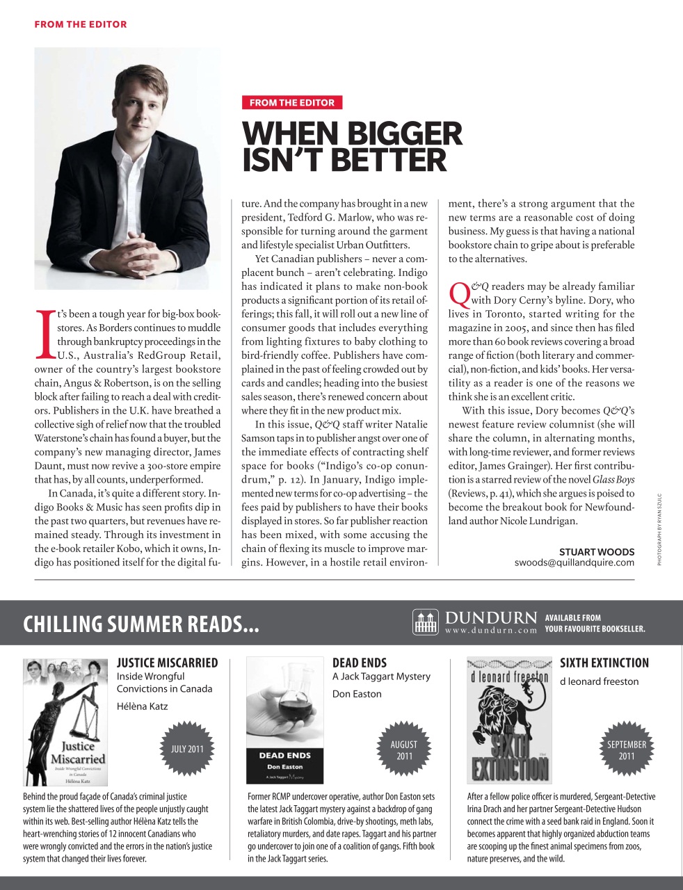 Quill & Quire Preview Pages