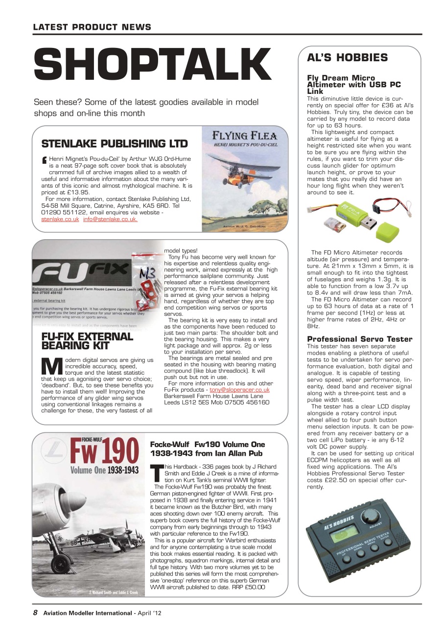 Aviation Modeller International Preview Pages