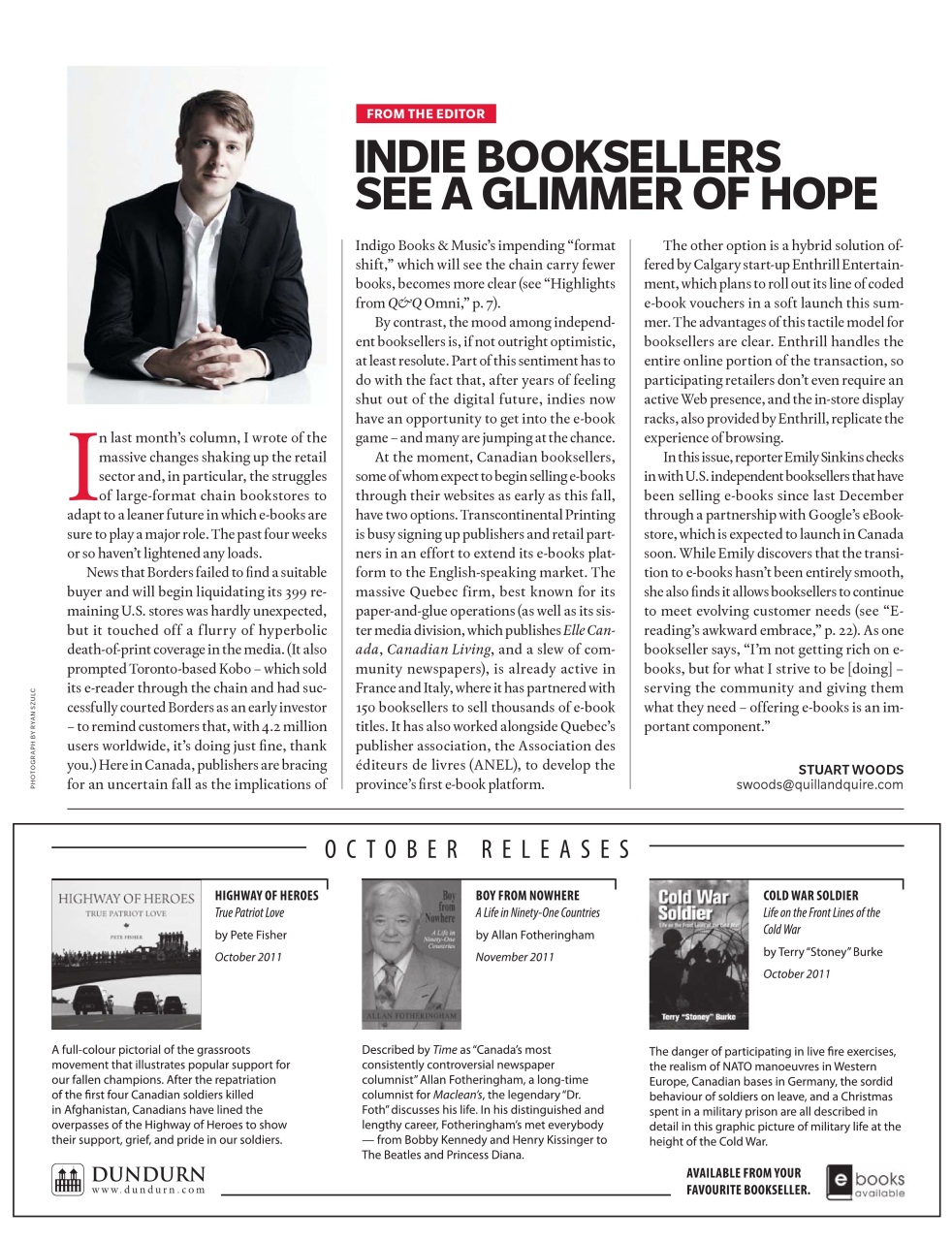 Quill & Quire Preview Pages