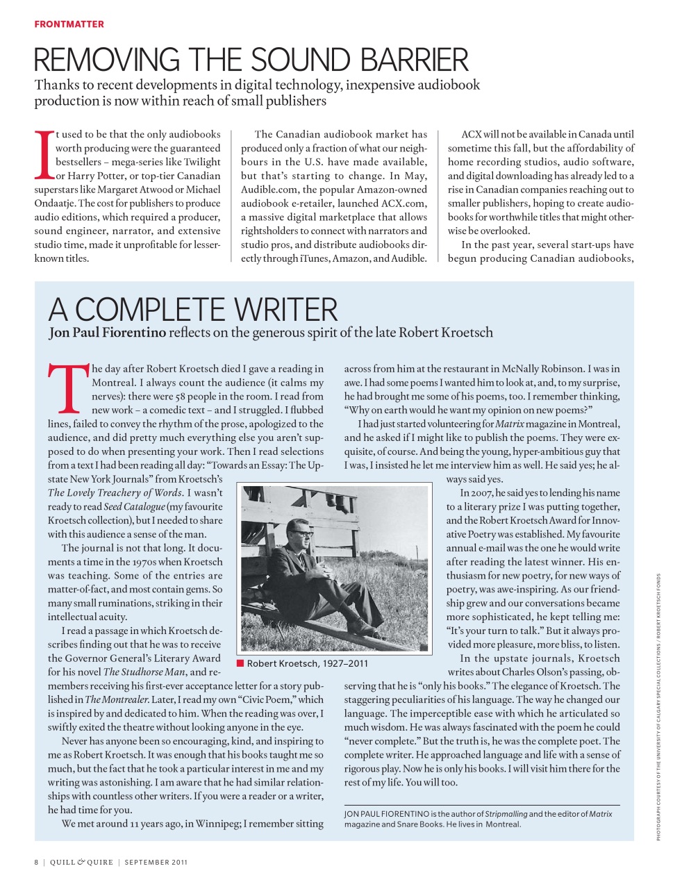 Quill & Quire Preview Pages