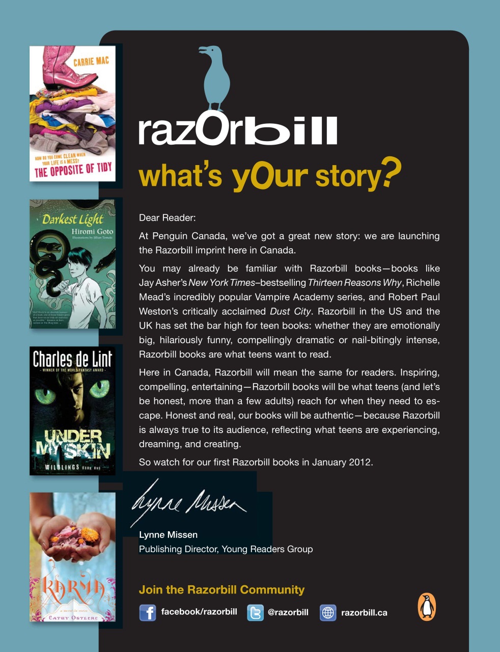 Quill & Quire Preview Pages