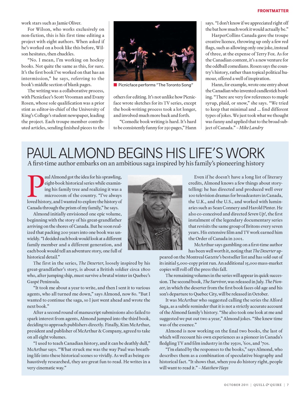 Quill & Quire Preview Pages