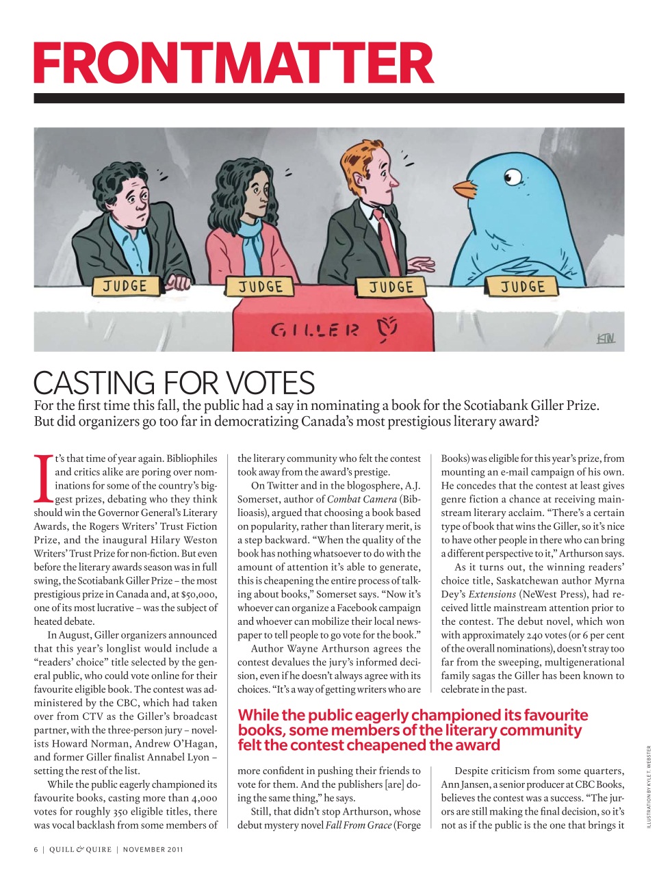 Quill & Quire Preview Pages