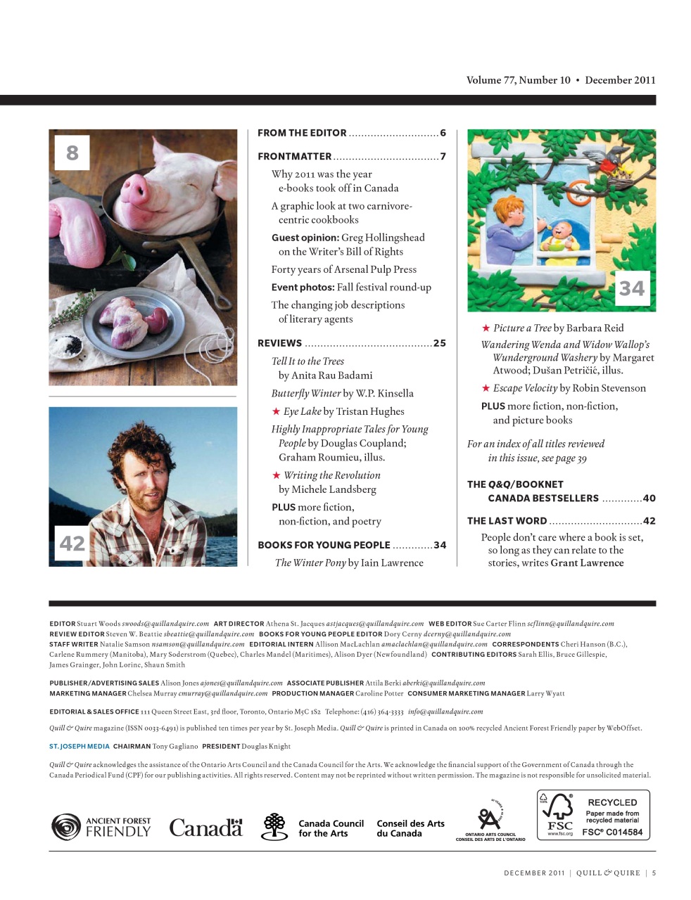 Quill & Quire Preview Pages