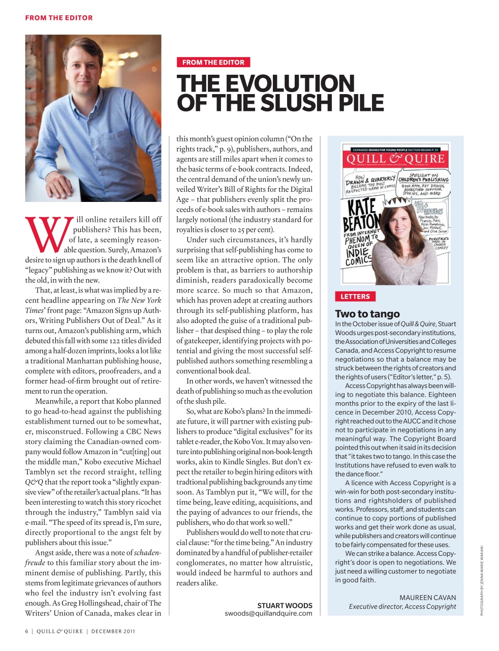 Quill & Quire Preview Pages