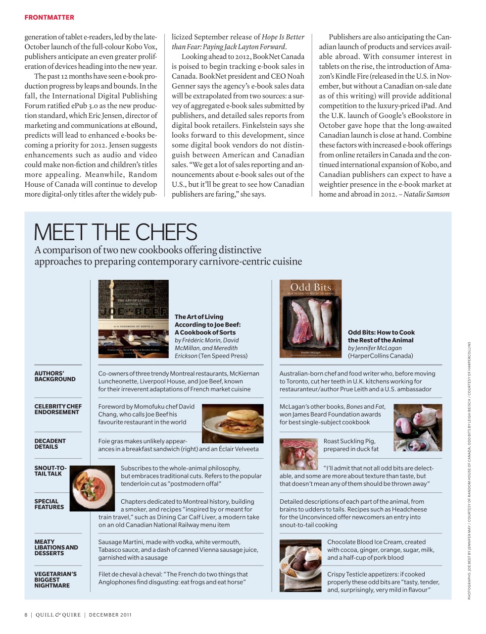 Quill & Quire Preview Pages