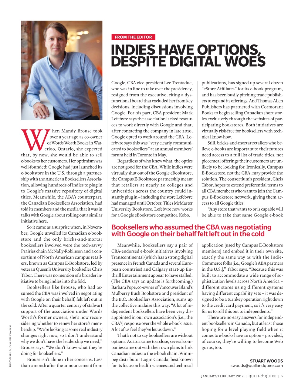 Quill & Quire Preview Pages