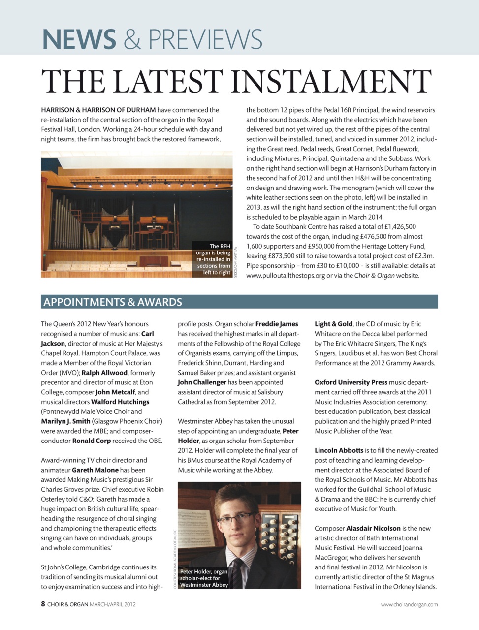 Choir & Organ Preview Pages