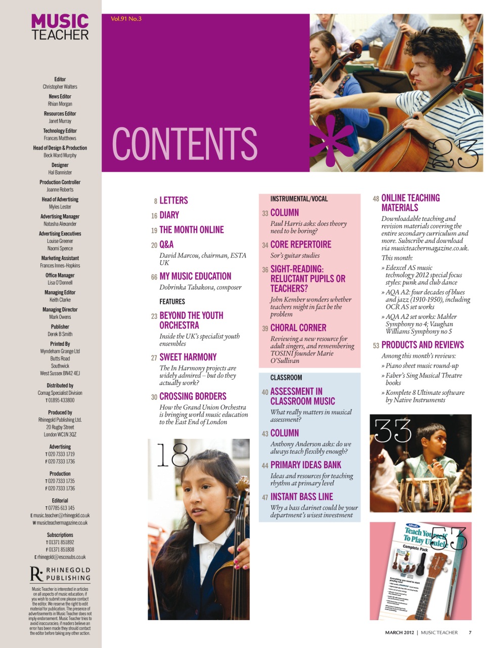 Music Teacher Preview Pages