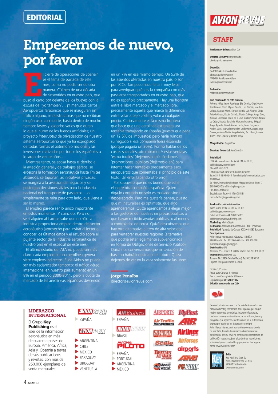 Avion Revue Internacional Preview Pages