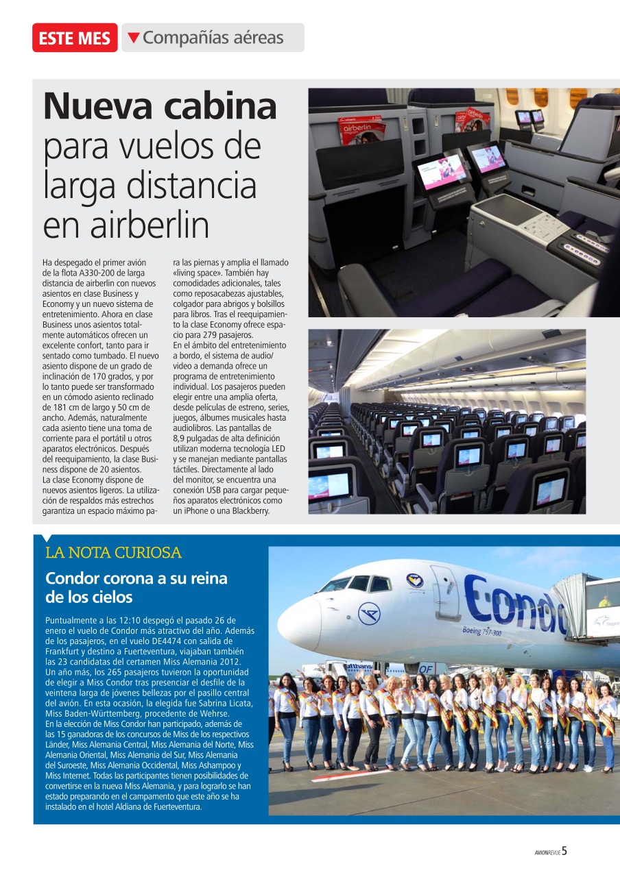 Avion Revue Internacional Preview Pages