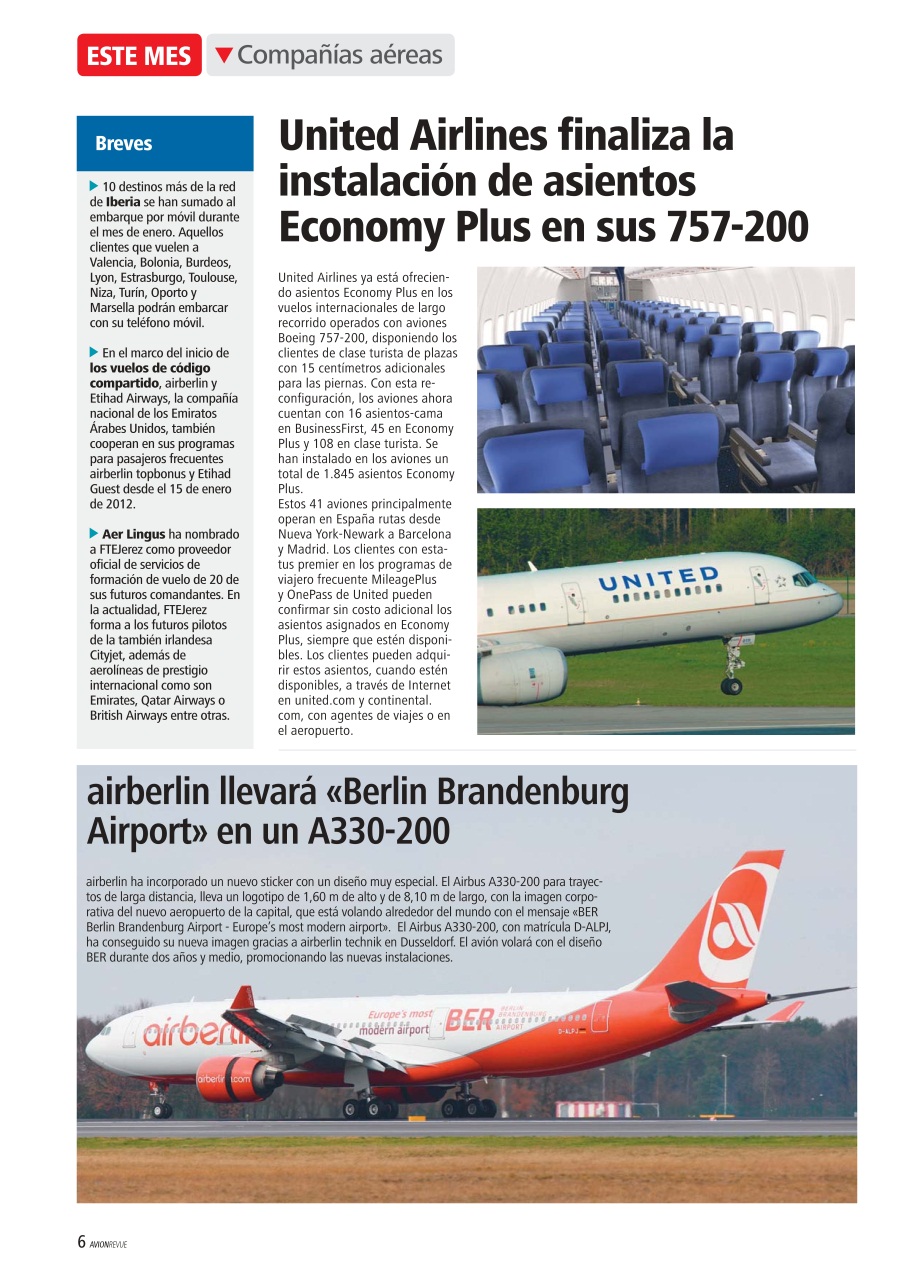 Avion Revue Internacional Preview Pages