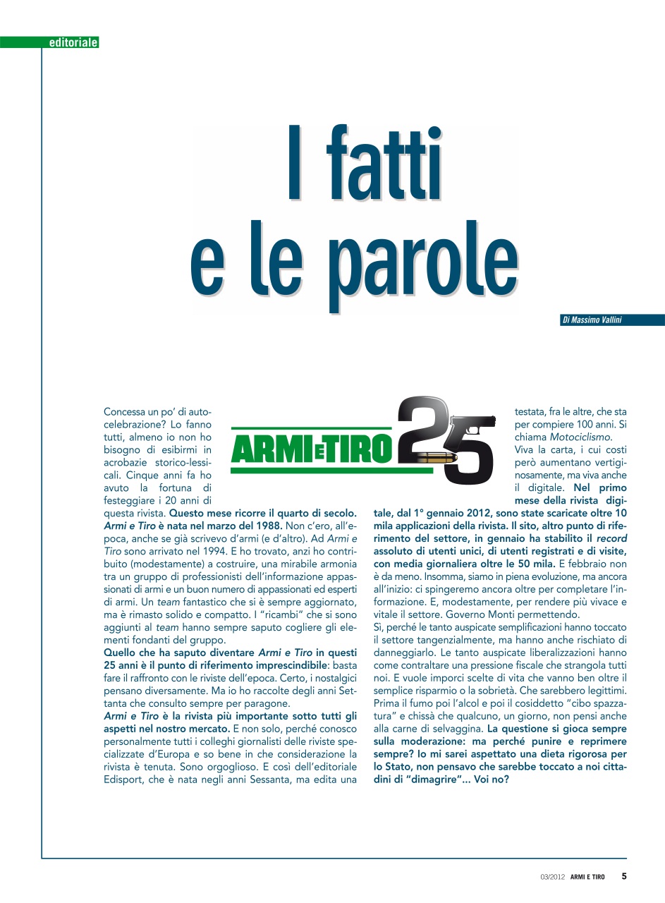 Armi E Tiro Preview Pages