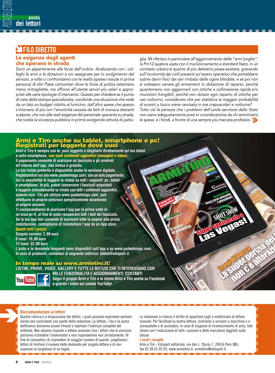 Armi E Tiro Preview Pages