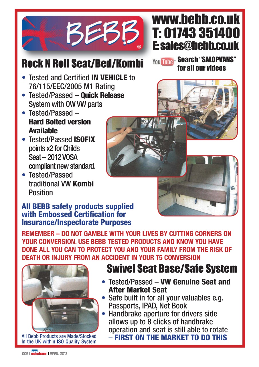 What Motorhome magazine Preview Pages