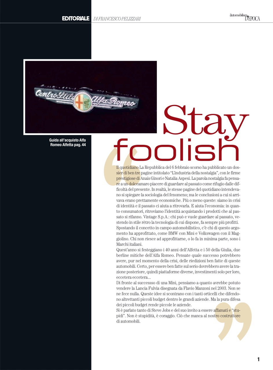 Automobilismo d'Epoca Preview Pages