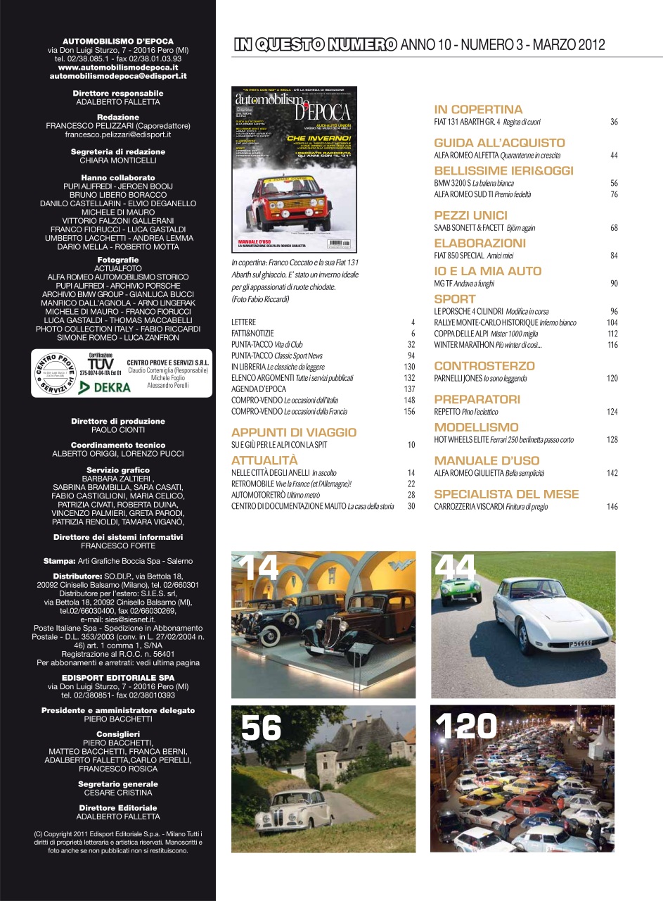 Automobilismo d'Epoca Preview Pages