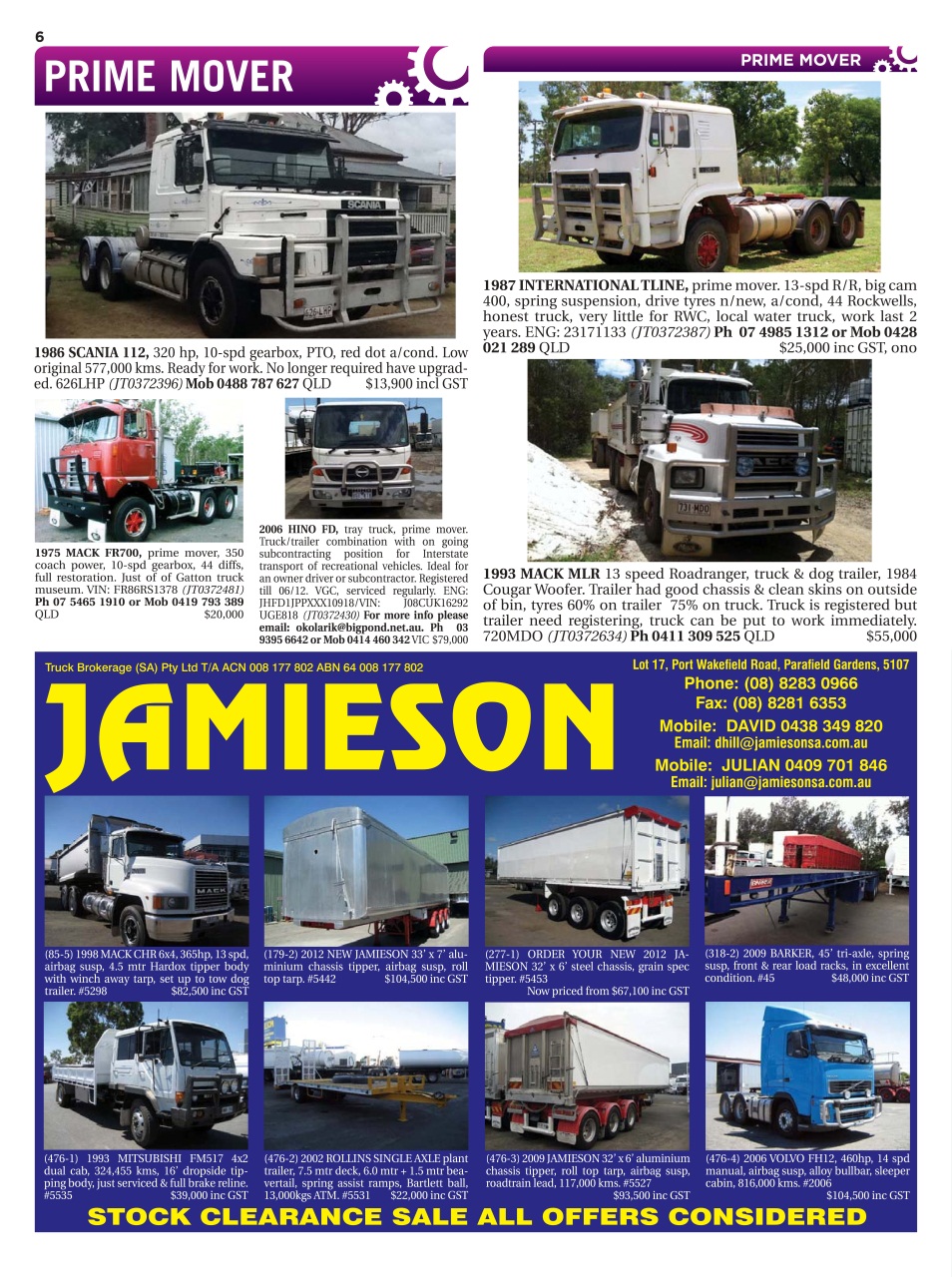 JUST TRUCKS Preview Pages