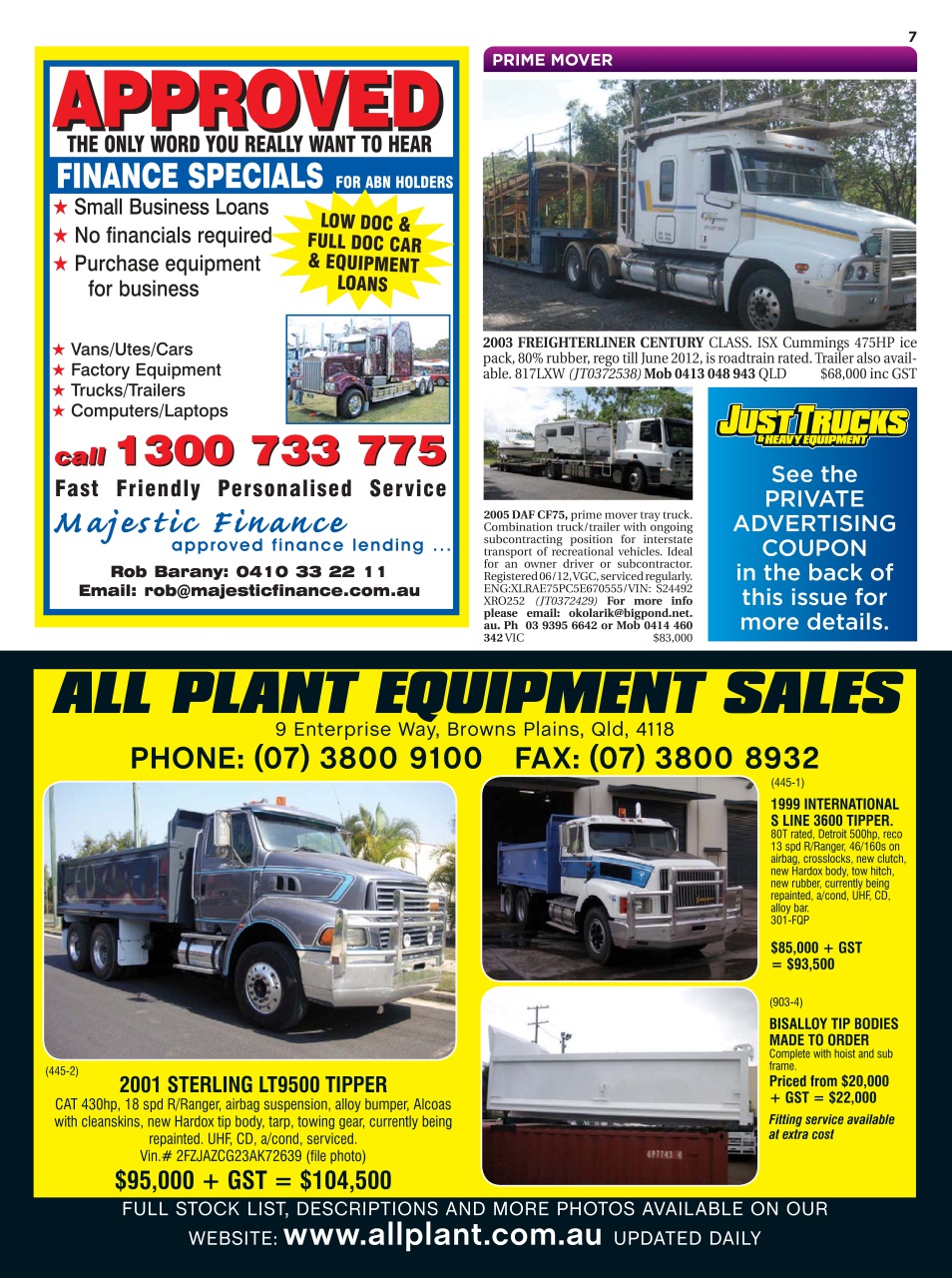 JUST TRUCKS Preview Pages