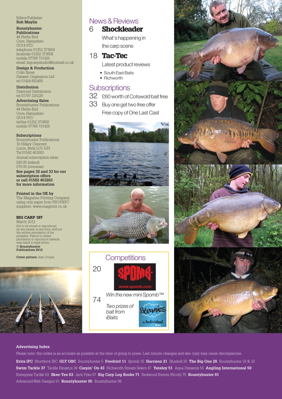 Big Carp Magazine Preview Pages