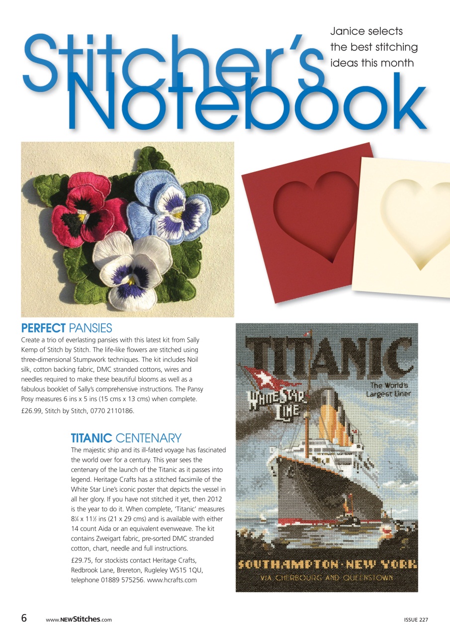 New Stitches Preview Pages