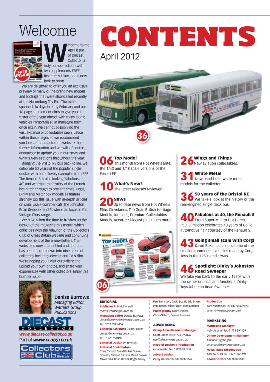 Diecast Collector Preview Pages