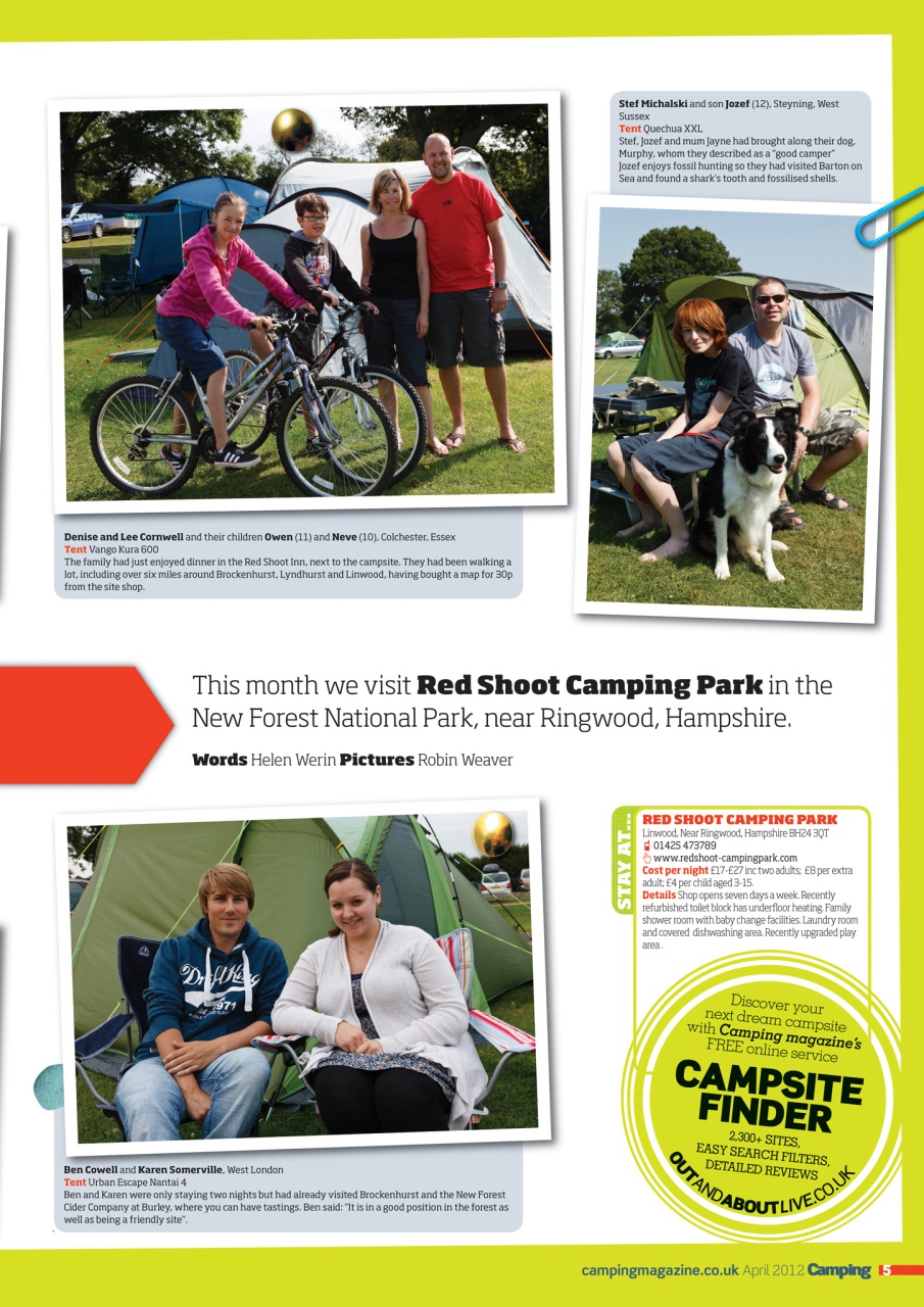 Camping Preview Pages