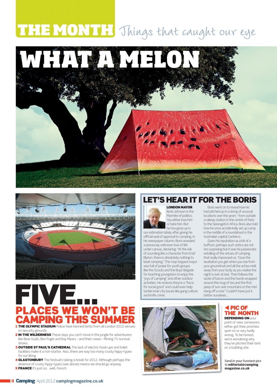 Camping Preview Pages