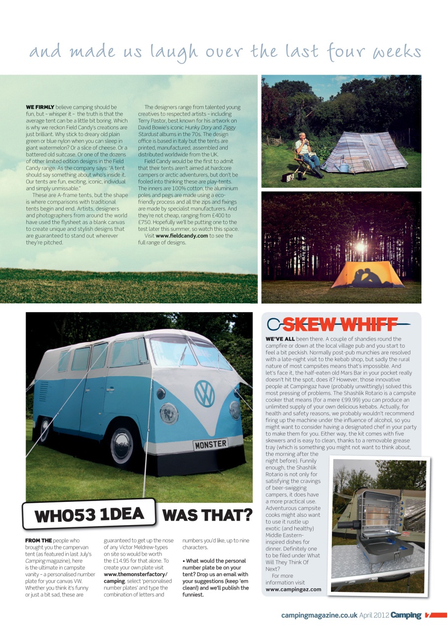 Camping Preview Pages