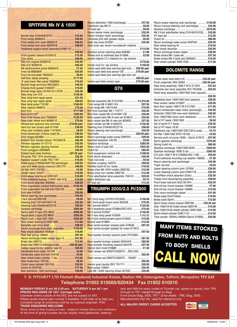 Triumph World Preview Pages