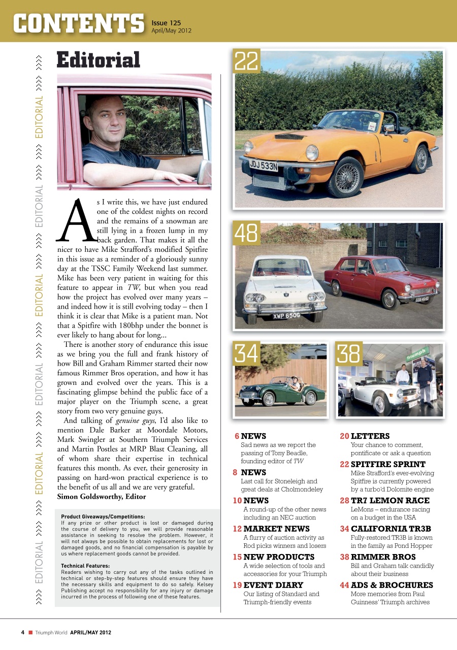 Triumph World Preview Pages