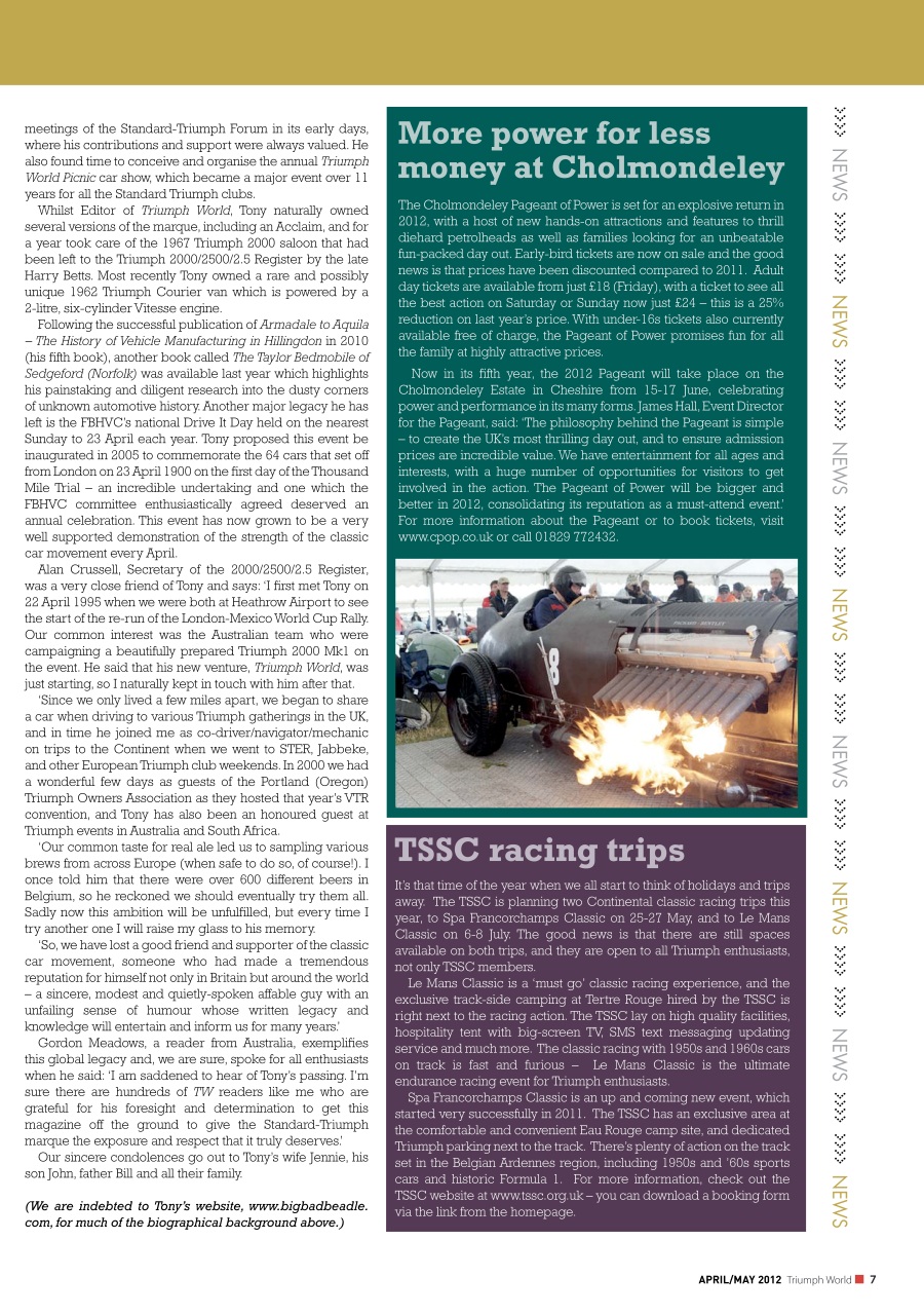 Triumph World Preview Pages