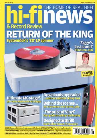Hi-Fi News issue August 2011