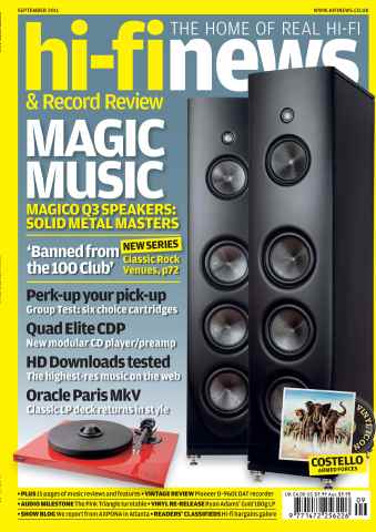 Hi-Fi News issue September 2011