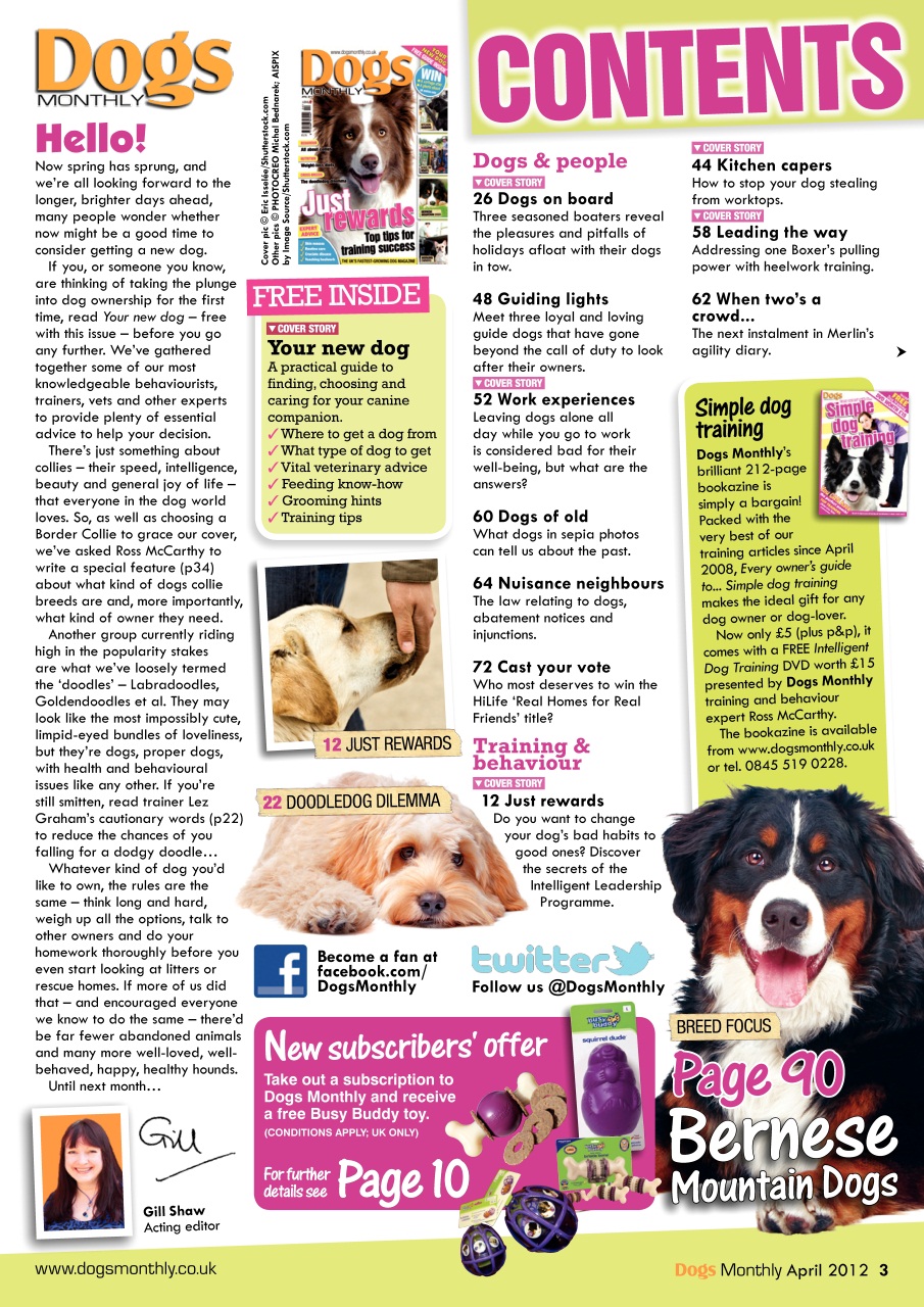 Dogs Monthly Preview Pages