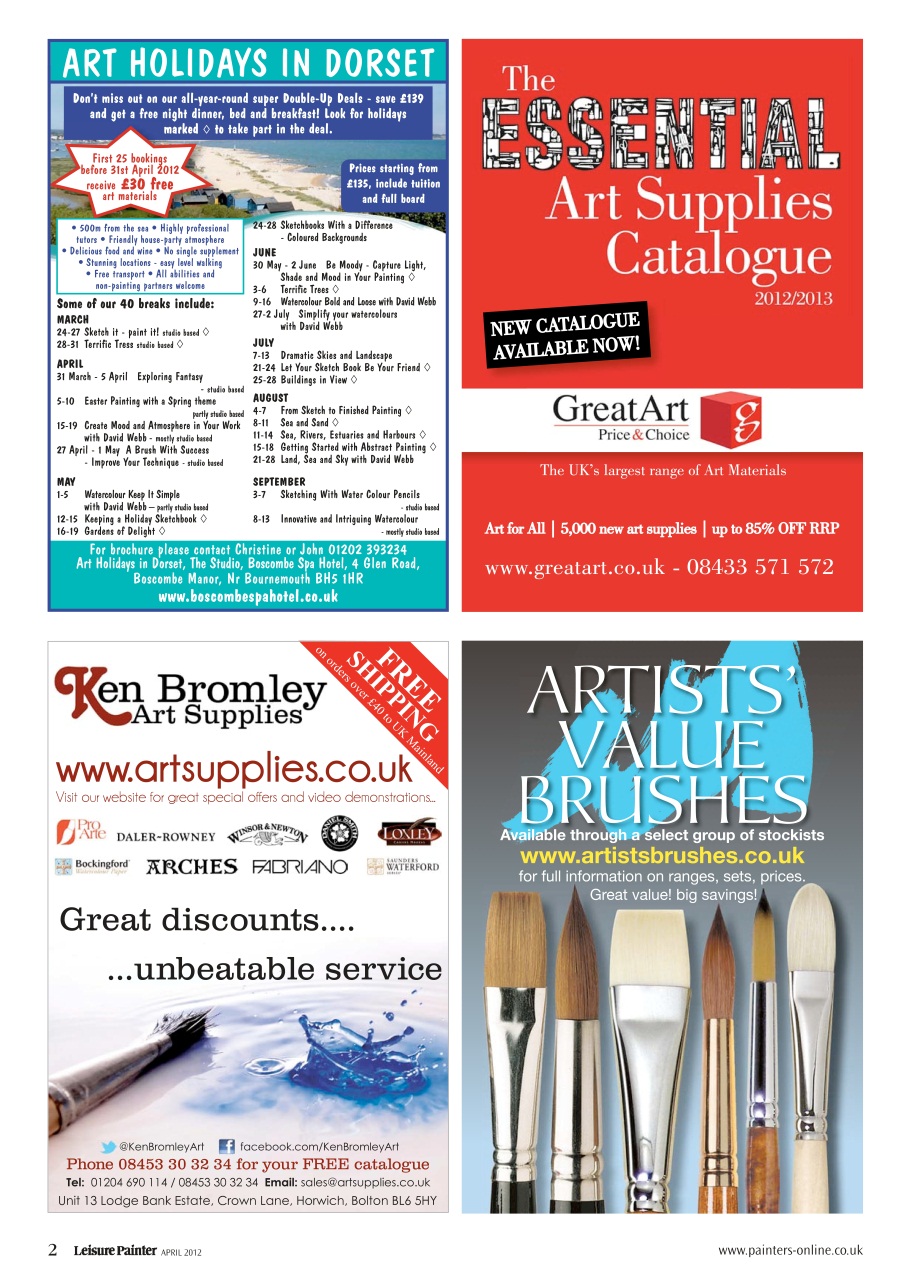 Leisure Painter & The Artist Preview Pages