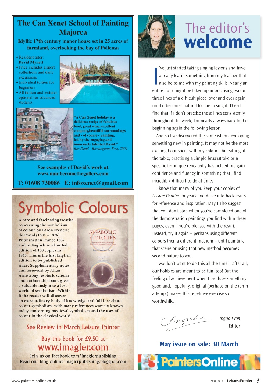 Leisure Painter & The Artist Preview Pages