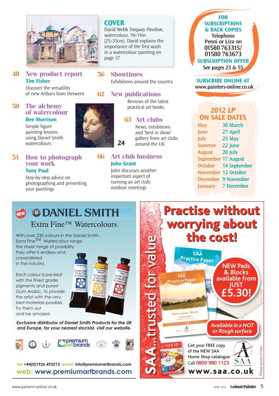 Leisure Painter & The Artist Preview Pages