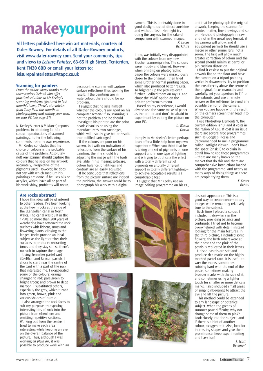 Leisure Painter & The Artist Preview Pages