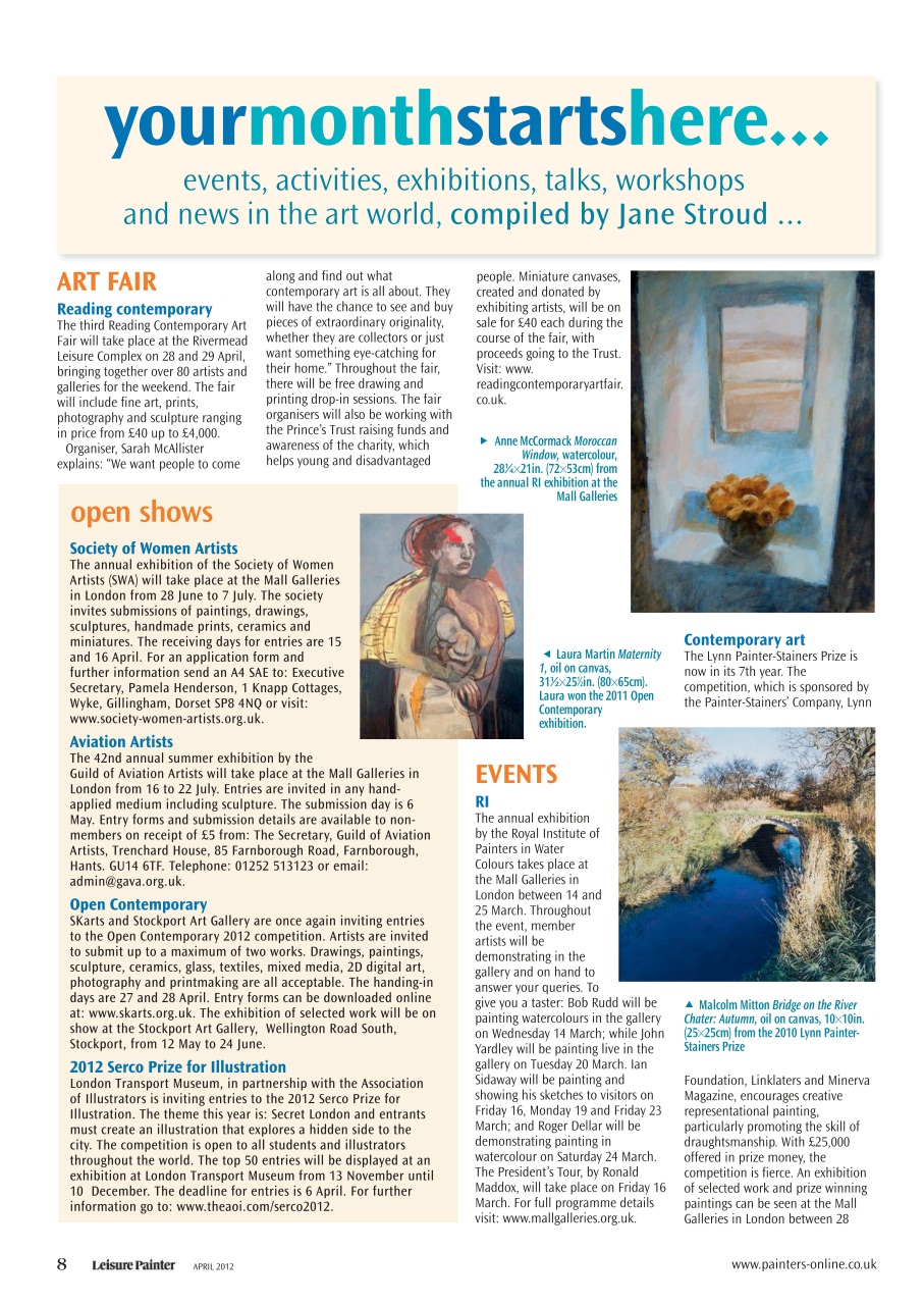 Leisure Painter & The Artist Preview Pages